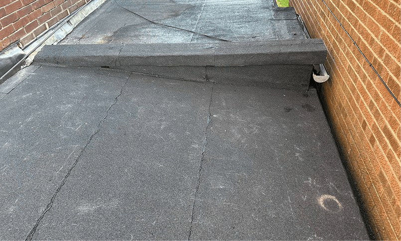 Flat roof installation