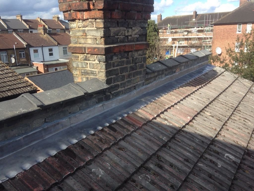 Roof repair work